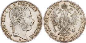 Franz Joseph I., 2 Gulden 1871, A, Vienna