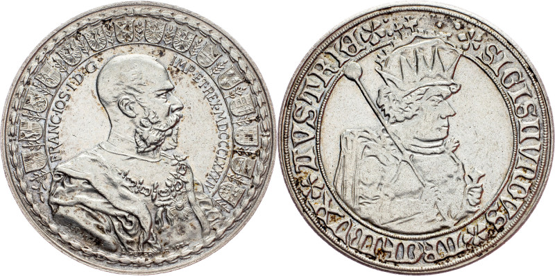 Franz Joseph I., 2 Gulden 1884/1974, A. Peter, R. 1974 Austria-Hungary, Franz Jo...