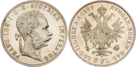 Franz Joseph I., 2 Gulden 1886, Vienna