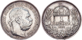 Franz Joseph I., 1 Korona 1892, KB, Kremnitz