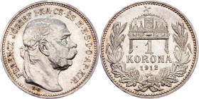 Franz Joseph I., 1 Korona 1912, KB, Kremnitz