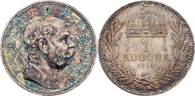 Franz Joseph I., 1 Korona 1914, KB, Kremnitz