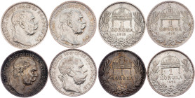 Franz Joseph I., 1 Korona 1893, 1912, 1915, 1916, KB, Kremnitz