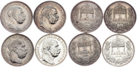 Franz Joseph I., 1 Korona 1894, 1912, 1915, 1916, KB, Kremnitz