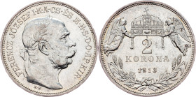 Franz Joseph I., 2 Korona 1913, KB, Kremnitz
