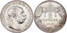 Franz Joseph I., 2 Korona 1913, KB, Kremnitz