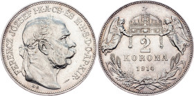 Franz Joseph I., 2 Korona 1914, KB, Kremnitz