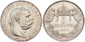 Franz Joseph I., 5 Korona 1900, KB, Kremnitz