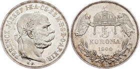 Franz Joseph I., 5 Korona 1900, KB, Kremnitz