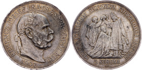 Franz Joseph I., 5 Korona 1907, KB, Kremnitz