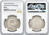 Franz Joseph I., 5 Korona 1907, KB, Kremnitz