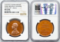Franz Joseph I., Medal 19th century, Tautenhayn, UNIQUE?