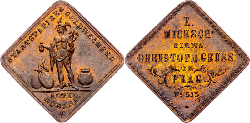 Bohemia, Medal 19th century Austria-Hungary, Bohemia, Medal 19th century, 4,906 ...