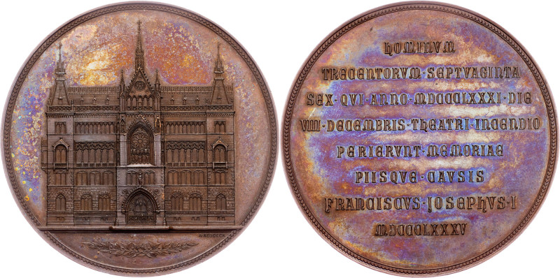 Franz Joseph I., Medal 1885, A. Neudeck Austria-Hungary, Franz Joseph I., Medal ...