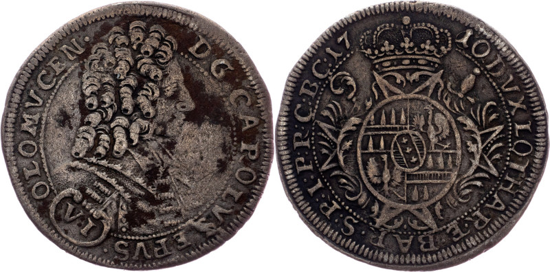 Charles III Joseph of Lorraine, 6 Kreuzer 1710, Kremsier Houses and Religion rel...