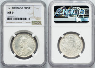 George V., 1 Rupee 1918, (B)