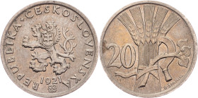 Czechoslovakia, 20 Haler 1921, Kremnitz