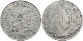 Czechoslovakia, 10 Haléř 1958