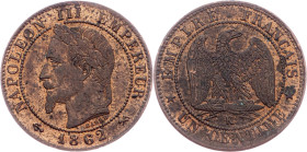 Napoleon III., 1 Centime 1862, K