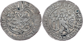 Friedrich II. and Wilhelm III., Meissen Groschen 1442-1445