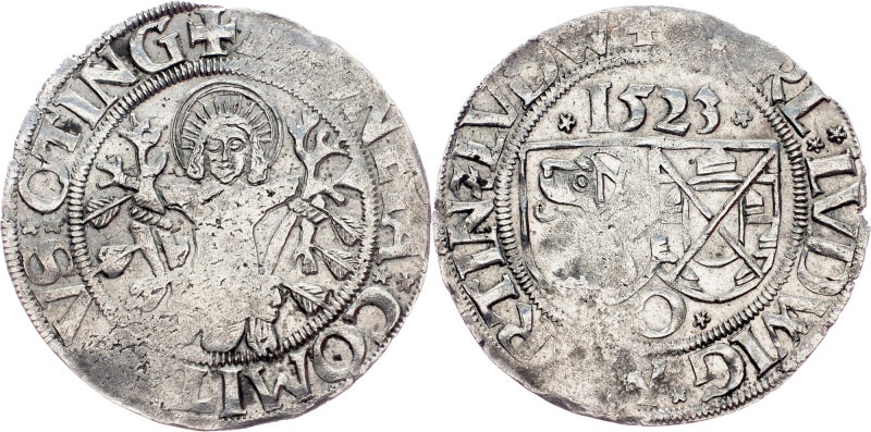 Charles Wolfgang, Ludwig XV., Martin and Ludwig XIV., Batzen 1523, Öttingen Germ...