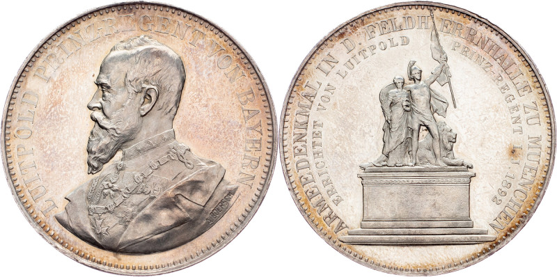 Luitpold, Medal 1892, A. Börsch Germany, Luitpold, Medal 1892, A. Börsch, 34,45 ...