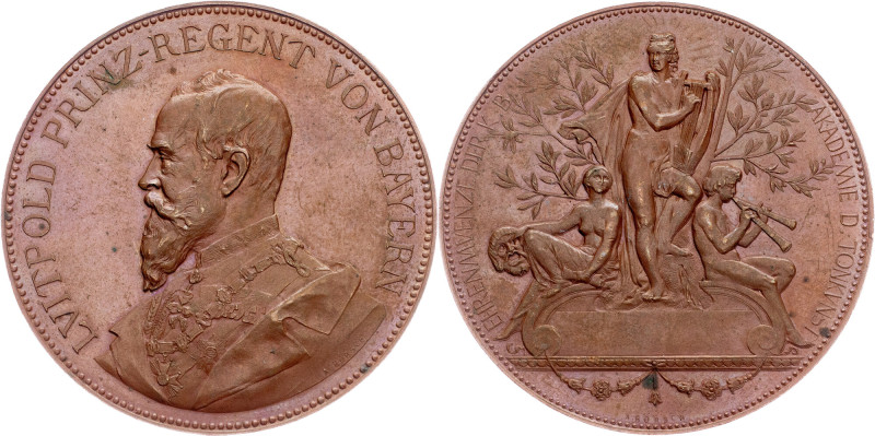 Luitpold, Medal 1893, A. Börsch Germany, Luitpold, Medal 1893, A. Börsch, 35,883...