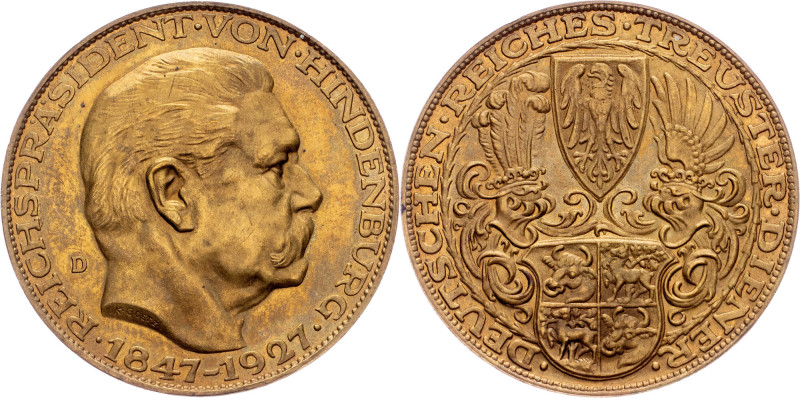 Weimar Republic, Medal 1927, D Germany, Weimar Republic, Medal 1927, D, 19,431 g...