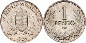 Nicolas Horthy, 1 Pengo 1926, Budapest