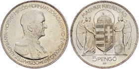 Nicolas Horthy, 5 Pengo 1930, Budapest, ARTEX?