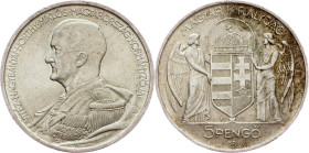 Nicolas Horthy, 5 Pengo 1939, Budapest