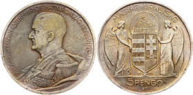Nicolas Horthy, 5 Pengo 1939, Budapest