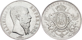 Maximilian I., 1 Peso 1867, Mo