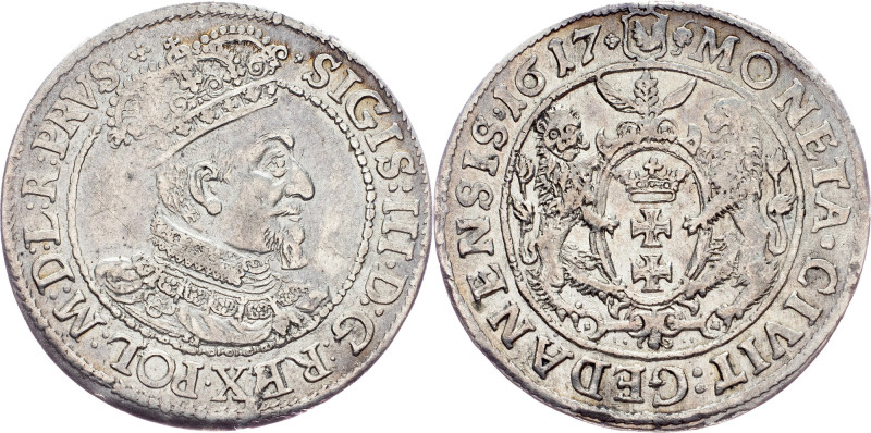 Sigismund III. Vasa, Ort 1617, Danzig Poland, Sigismund III. Vasa, Ort 1617, Dan...