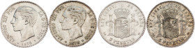Alfonso XII., 5 Pesetas 1878, DEM