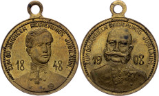 Franz Joseph I., Medal 1908
