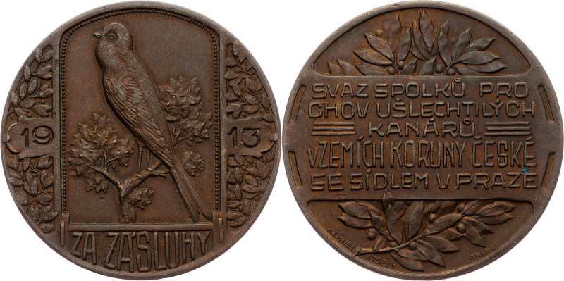 Austria-Hungary, Medal 1913, Karnet/Kyselý Austria-Hungary, Austria-Hungary, Med...