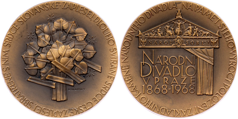 Czechoslovakia, Medal 1968, Kolářský Zdeněk Czechoslovakia, Czechoslovakia, Meda...