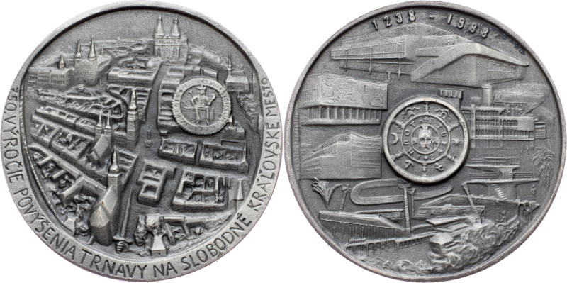 Czechoslovakia, Medal 1988, Schiffer Wiliam Czechoslovakia, Czechoslovakia, Meda...