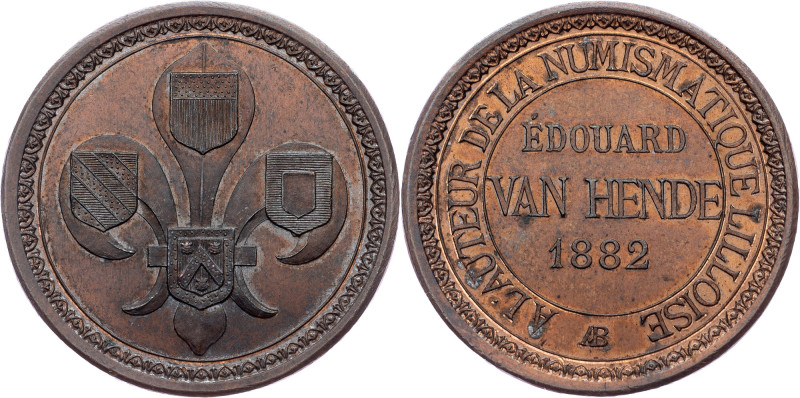 Netherlands, Medal 1882 Netherlands, Netherlands, Medal 1882, 12,68 g, AE, 30 mm...