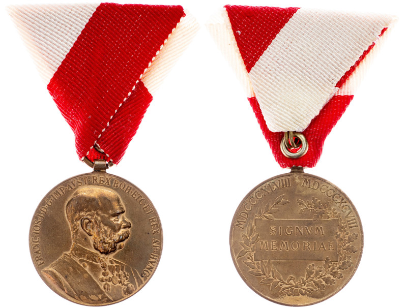 Franz Joseph I., Jubilee commemorative medals 1898 Austria-Hungary, Franz Joseph...