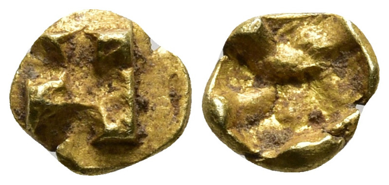 Ionia Uncertain. EL 1/96 Stater Circa 625-600 BC.
Raised swastika pattern. Quad...