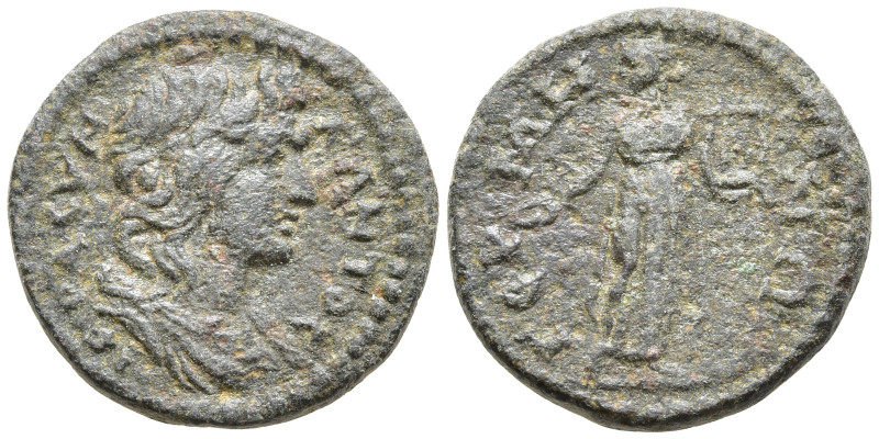 Mysia, Germe. Pseudo-autonomous, Time of Antonines, Æ. circa. 138-192 AD.
ΙƐΡΑ ...