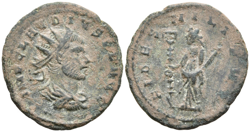 Claudius II Gothicus BI Antoninianus. Cyzicus, AD 270. IMP CLAVDIVS P F AVG, rad...