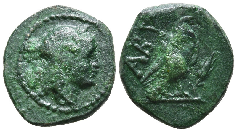 Greek coins Æ 1,34g. 10,2mm