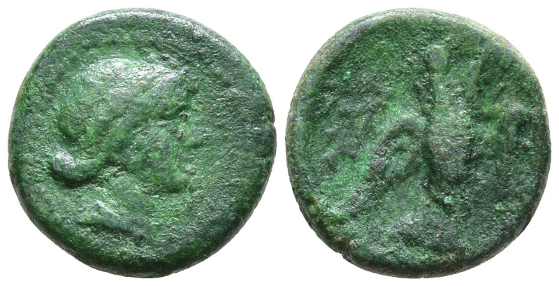 Greek coins Æ 1,31g. 9,7mm