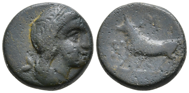 Greek coins Æ 1,36g. 10,9mm