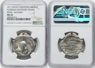 "Padrinos Maternity Room" silvered bronze Medal 1911-Dated MS64 NGC, 30mm. By Rossi. HID09801242017 © 2023 Heritage Auctions | All Rights Reserved