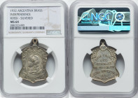 "Independence" silvered brass Medal 1932 MS64 NGC, 39 x 25mm. By C. Rossi. HID09801242017 © 2023 Heritage Auctions | All Rights Reserved