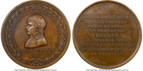 Republic bronze "Battle of Marengo" Medal 1800-Dated MS63 Brown NGC, Julius-796, Bram-41. 50mm. By Brenet and H. Auguste. Celebrating the victory at t...
